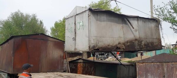 В столичном микрорайоне Восток-5 демонтировано 348 гаражей - Sputnik Кыргызстан