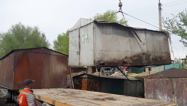 В столичном микрорайоне Восток-5 демонтировано 348 гаражей - Sputnik Кыргызстан
