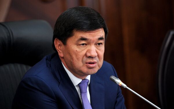 Первый вице-премьер Кубатбек Боронов будет курировать вопросы инвестиций, агропромышленного комплекса, реального сектора и регионального развития. - Sputnik Кыргызстан