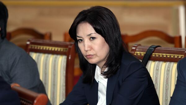 Экс-юстиция министри Айнур Абдылдаева. Архив - Sputnik Кыргызстан