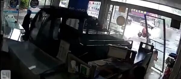 В Китае пес угнал грузовик и устроил погром в магазине — видео - Sputnik Кыргызстан