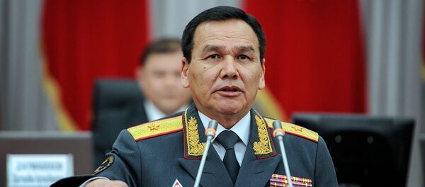 Министр внутренних дел КР Кашкар Джунушалиев. Архивное фото - Sputnik Кыргызстан