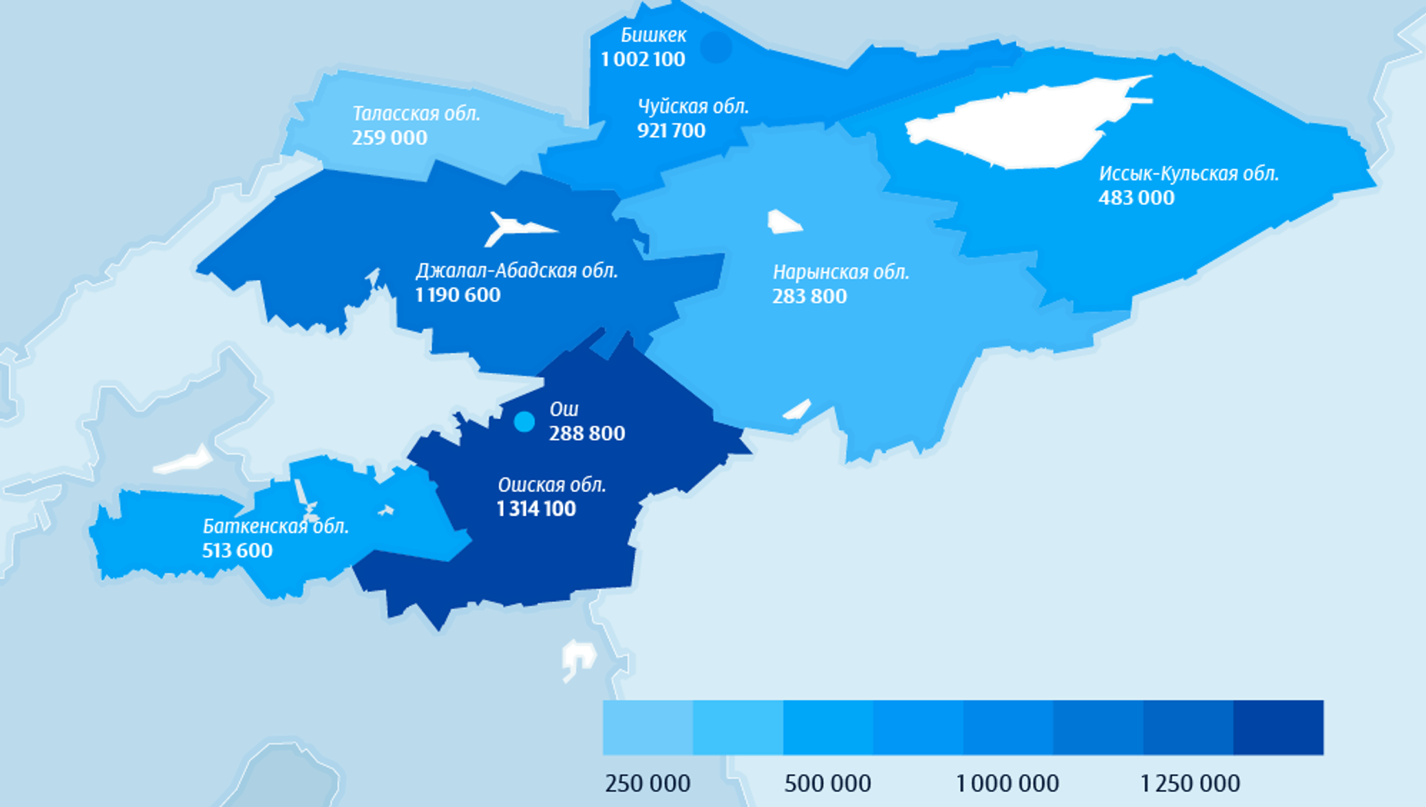 Разница с кыргызстаном. Плотность населения Киргизии. Население Киргизии карта. Самая большая область Киргизии. Кыргызстан самый большой область на карте.