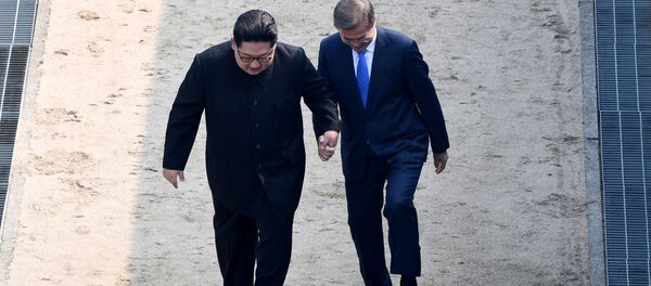 Встреча лидеров КНДР и Южной Кореи - Sputnik Кыргызстан