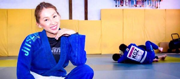 Обладательница серебряной медали ЧМ по джиу-джитсу Малика Боотаева - Sputnik Кыргызстан