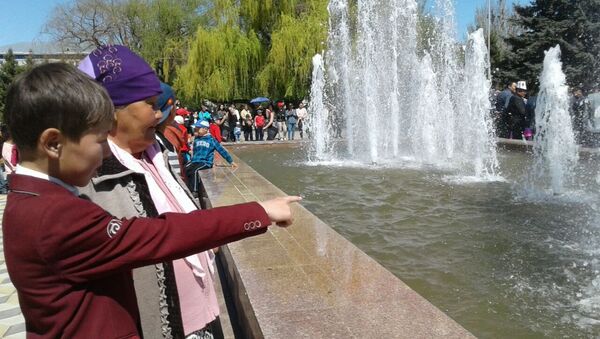 Открытие фонтана в Караколе - Sputnik Кыргызстан