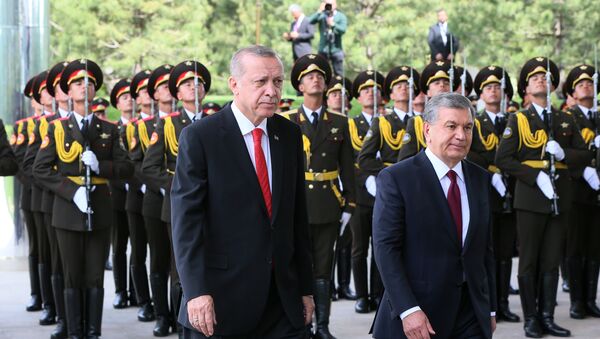 Трехдневный госвизит президента Турции Тайипа Эрдогана в Узбекистан - Sputnik Кыргызстан