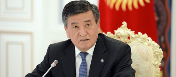Кыргызстандын президенти Сооронбай Жээнбеков. Архив Кыргызстандын президенти Сооронбай Жээнбеков. Архив - Sputnik Кыргызстан