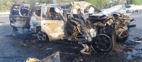 ДТП на автодороге Бишкек — Кордай ДТП на автодороге Бишкек — Кордай - Sputnik Кыргызстан