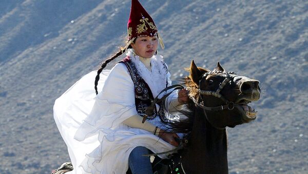Фольклорный фестиваль в деревне Барскоон - Sputnik Кыргызстан