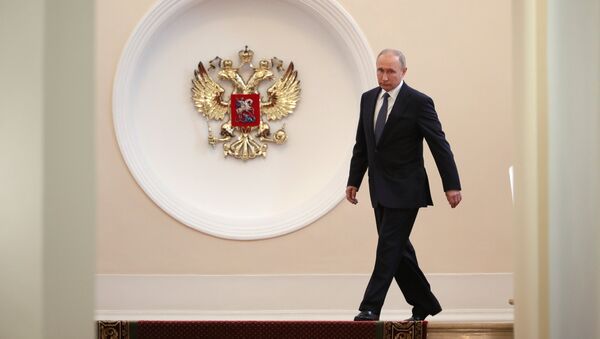 Россиянын президенти Владимир Путин инаугурация аземинде - Sputnik Кыргызстан