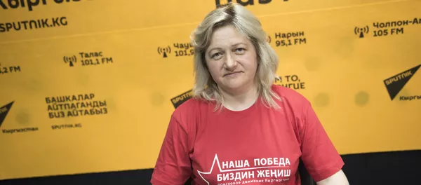 Руководитель поискового движения Наша Победа — Биздин Жениш Светлана Лаптева. Архив - Sputnik Кыргызстан