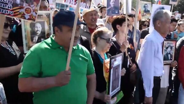 Шествие Бессмертного полка в Бишкеке — видеотрансляция - Sputnik Кыргызстан