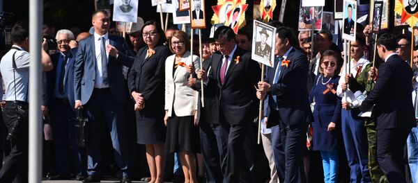 Марш Бессмертный полк в Бишкеке - Sputnik Кыргызстан