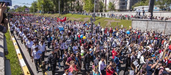 Марш Бессмертный полк в Бишкеке - Sputnik Кыргызстан