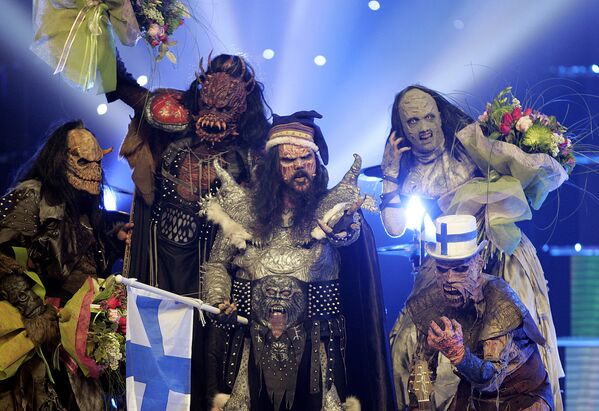 Финская группа Lordi на Евровидении — 2006 - Sputnik Кыргызстан