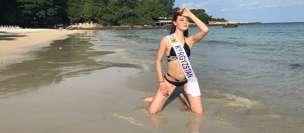 Чолпон Мамбетова на конкурсе красоты Miss Tourism Quenn International — 2018 в Таиланде - Sputnik Кыргызстан
