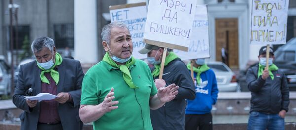 Жашылдар партиясы менен Дем ала албай калдык коомдук кыймылы бир катар талаптары менен митингге чыкты - Sputnik Кыргызстан