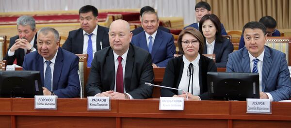 Избрание нового кабмина КР - Sputnik Кыргызстан