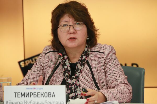 Заместитель министра культуры, информации и туризма КР Айнура Темирбекова - Sputnik Кыргызстан