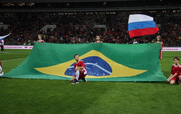 “Лужники” с честью выдержали товарищеский матч между сборными России и Бразилии - Sputnik Кыргызстан