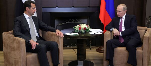 Рабочая встреча президента РФ В. Путина с президентом Сирии Б. Асадом - Sputnik Кыргызстан