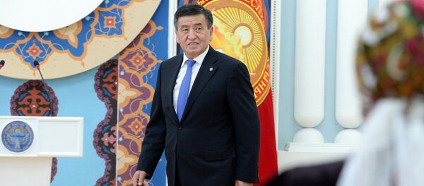 Кыргызстандын президенти Сооронбай Жээнбеков. Архив - Sputnik Кыргызстан