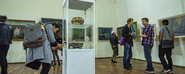 Посетители музея. Архивное фото - Sputnik Кыргызстан