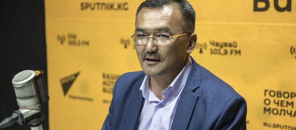 Ысык-Көл облустук Касымалы Жантөшөв атындагы драма театрынын директору Курсант Абдрахманов - Sputnik Кыргызстан