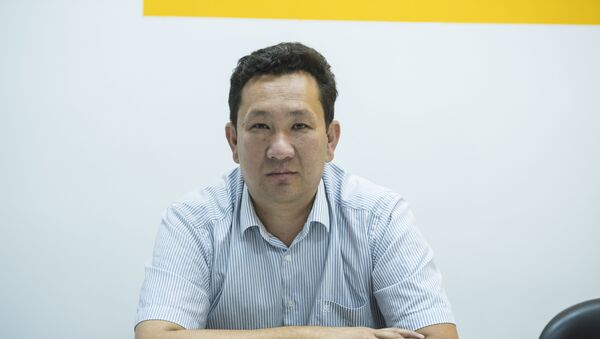 Начальник отдела городских дорог управления капитального строительства при мэрии города Бишкека Темирбек Мамашов - Sputnik Кыргызстан