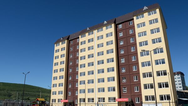 Новый дом для сотрудников Вооруженных сил КР. Архивное фото - Sputnik Кыргызстан