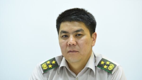 Начальник управления пограничного контроля ГПС КР Нурлан Жалбиев - Sputnik Кыргызстан