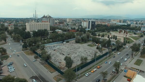 В центре Бишкека появится новый сквер — аэросъемка - Sputnik Кыргызстан