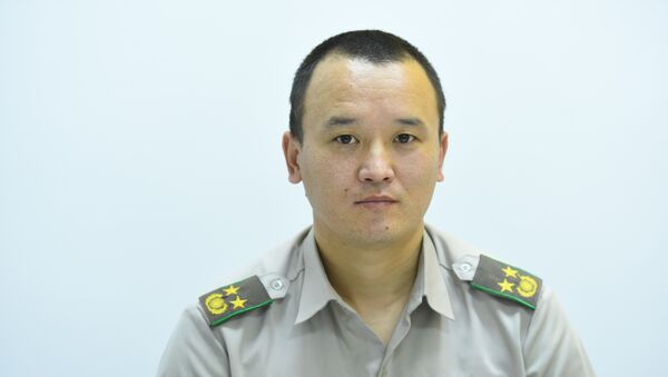 МЧКнын чек ара кайтаруу башкы башкармалыгынын бөлүм башчысы, подполковник Мирзамир Сыдыков - Sputnik Кыргызстан