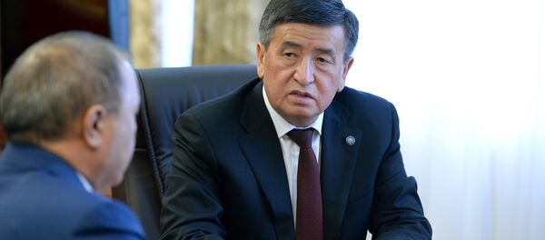 Сооронбай Жээнбеков принял председателя ГСБЭП Бакира Таирова - Sputnik Кыргызстан