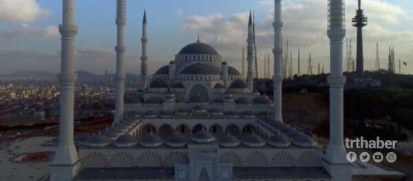 Какая красота! Самая большая в мире мечеть — первое видео с дрона - Sputnik Кыргызстан