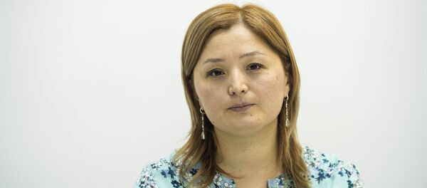 Врач высшей категории, пульмонолог Бермет Естебесова. Архивное фото - Sputnik Кыргызстан