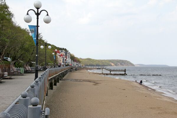 Набережная Балтийского моря в Светлогорске - Sputnik Кыргызстан