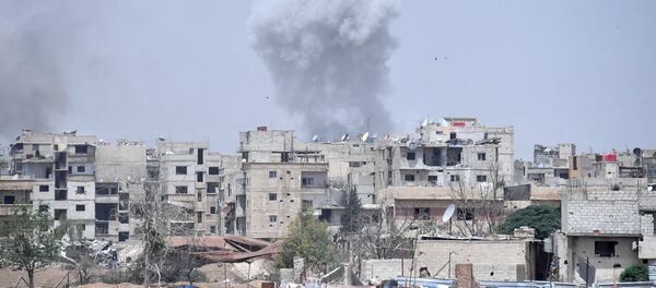 Ситуация в районе лагеря беженцев Ярмук в южном пригороде Дамаска - Sputnik Кыргызстан