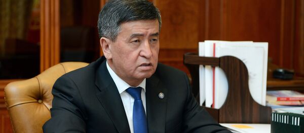 Президент Кыргызстана Сооронбай Жээнбеков Президент Кыргызстана Сооронбай Жээнбеков - Sputnik Кыргызстан