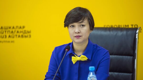 Президент общественного фонда Прима Виктория Юртаева. Архивное фото - Sputnik Кыргызстан