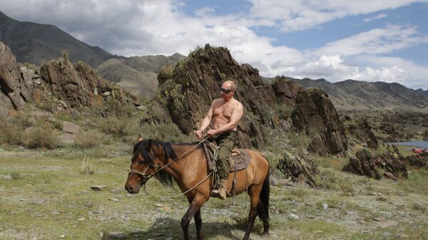 Поездка премьер-министра РФ В.Путина в Республику Тыва - Sputnik Кыргызстан