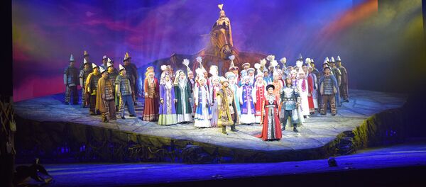 Постановка оперы по эпосу Манас на китайском языке - Sputnik Кыргызстан