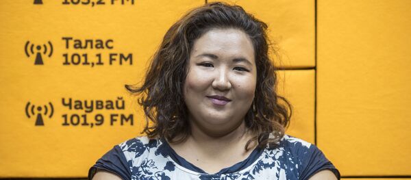 Исполнительный директор общественной организации Enactus Кыргызстан Гульбарчын Суюнова - Sputnik Кыргызстан