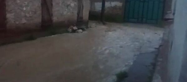 Селевой поток затопил одно из сел в КР — видео - Sputnik Кыргызстан