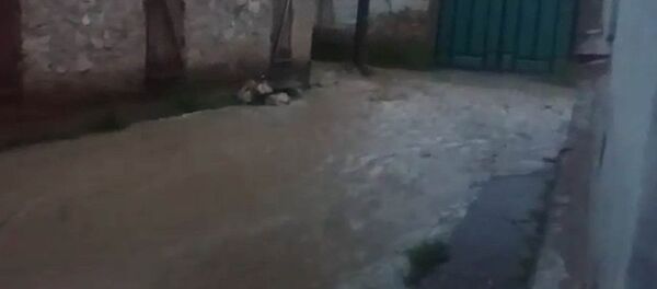 Чаткал районунун Шекафтар айылында сел жүрдү. Видео - Sputnik Кыргызстан