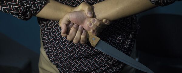 Случаи нападения с ножом. Архивное фото - Sputnik Кыргызстан