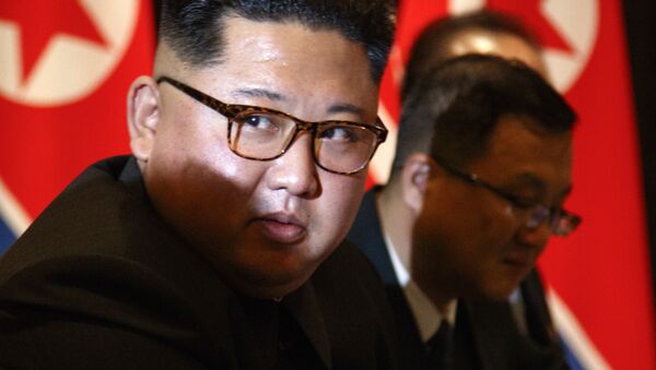 Түндүк Кореянын жетекчиси Ким Чен Ын. Архив - Sputnik Кыргызстан