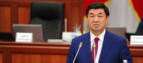 Отчет о работе правительства КР за 2017 год в ЖК - Sputnik Кыргызстан