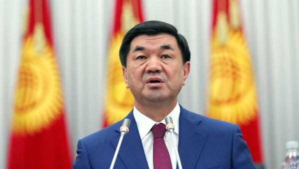 Премьер-министр КР Мухаммедкалый Абылгазиев. Архивное фото - Sputnik Кыргызстан